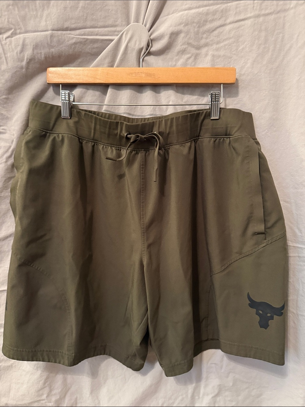 Under Armour Men’s Olive Green Athletic Shorts